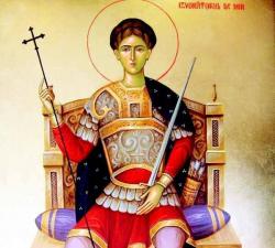 Sfantul Mare Mucenic Dimitrie, Izvoratorul de mir