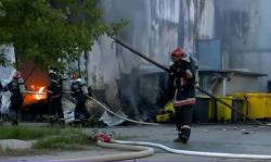 Nouă tone de deşeuri medicale au ars la Isalnita